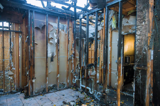 Professional Emergency Fire Cleanup technician working in Myrtletown, CA